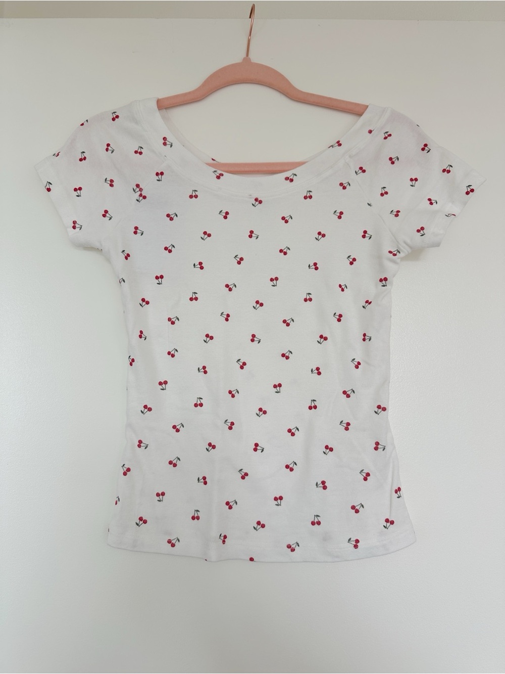 Cherry Print Brandy Melville Hailie Top